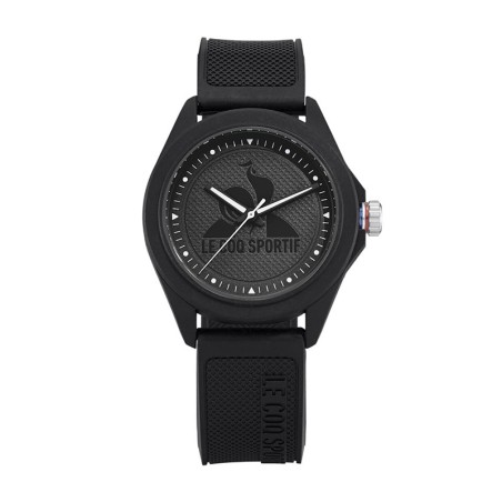 Montre femme le coq sportif monochrome silicone noir – corbeille