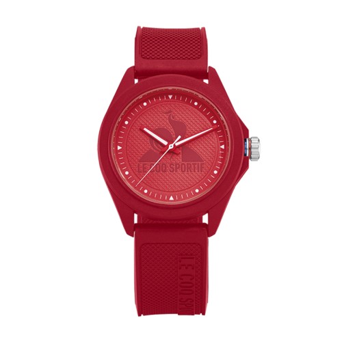Montre Femme LE COQ SPORTIF MONOCHROME Silicone Rouge