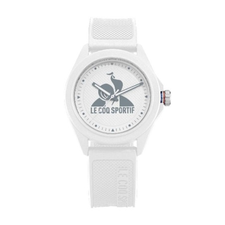 Montre femme le coq sportif monochrome silicone blanc – corbeille