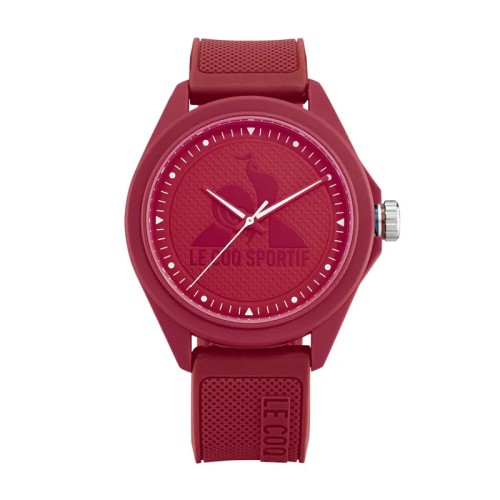 Montre Homme LE COQ SPORTIF MONOCHROME Silicone Rouge