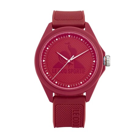 Montre homme le coq sportif monochrome silicone rouge – corbeille