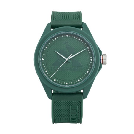 Montre homme le coq sportif monochrome silicone vert – corbeille