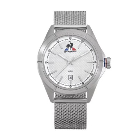 Montre homme le coq sportif essentiel acier argenté – corbeille