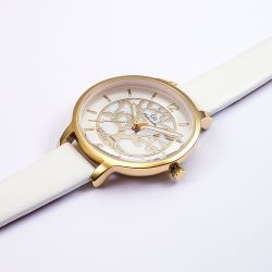 Montre femme go mademoiselle g-48h cuir blanc - analogiques - edora - 1