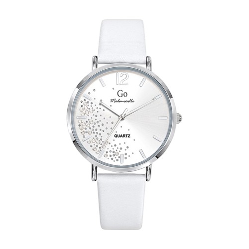 Montre Femme GO MADEMOISELLE Cuir Blanc