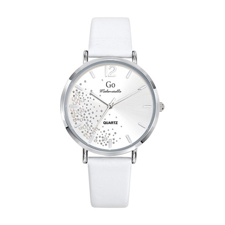 Montre femme go mademoiselle cuir blanc – analogiques