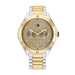 Montre femme tommy hilfiger lexi acier bicolore - analogiques - edora - 0