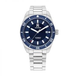 Montre automatique homme tommy hilfiger th85 acier argenté - automatiques - edora - 0