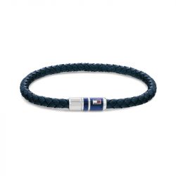 Bracelet homme tommy hilfiger casual cuir bleu - plus-de-bracelets-hommes - edora - 0