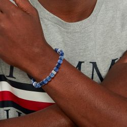 Bracelets élastiques : bracelet perle homme, bracelet perlé - plus-de-bracelets-hommes - edora - 2