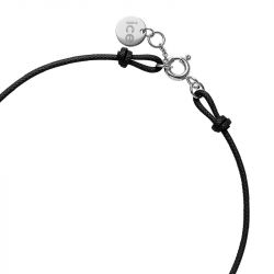 Bracelet femme ice diamond cord m cordon noir diamant - plus-de-bracelets-femmes - edora - 2