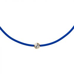 Bracelet femme ice diamond cord m cordon bleu diamant - plus-de-bracelets-femmes - edora - 1