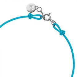 Bracelet femme ice diamond cord m cordon cyan diamant - plus-de-bracelets-femmes - edora - 2