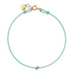 Bracelet femme ice diamond cord m cordon aqua diamant - plus-de-bracelets-femmes - edora - 0