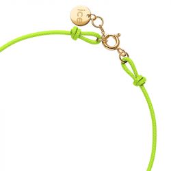 Bracelet femme ice diamond cord m cordon lime diamant - plus-de-bracelets-femmes - edora - 2