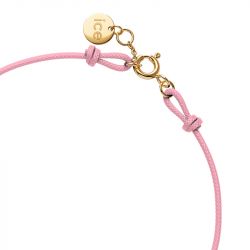 Bracelet femme ice diamond cord m cordon light pink diamant - plus-de-bracelets-femmes - edora - 2