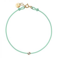 Bracelet enfant ice diamond cord kids cordon aqua diamant - plus-de-bracelets-enfants - edora - 0