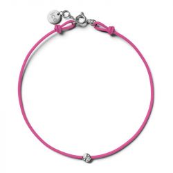 Bracelet enfant ice diamond cord kids cordon neon pink diamant - plus-de-bracelets-enfants - edora - 0