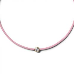 Bracelet enfant ice diamond cord kids cordon light pink diamant - plus-de-bracelets-enfants - edora - 1