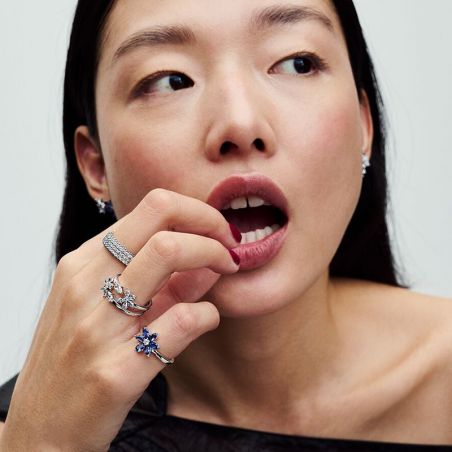 Bague homme & bague femme - bague argent, solitaire, or & or rose (30) - plus-de-bagues-femmes - edora - 2