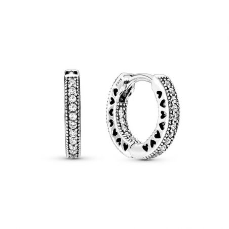 Creoles femme: créoles argent, or 18 carats & créoles or blanc - creoles - edora - 1