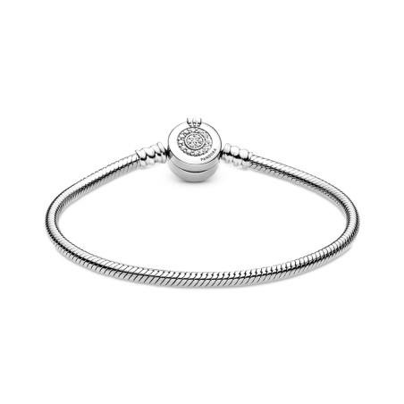 Bracelet femme pandora maille serpent 17 cm o couronné scintillant argent 925/1000 – tous nos bracelets femme