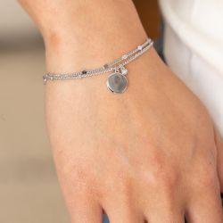 Bracelet femme la garÇonne jamais sans toi argent 925/1000 diamant - plus-de-bracelets-femmes - edora - 0