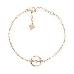 Bracelet femme la garÇonne angÉlique plaqué or diamant - plus-de-bracelets-femmes - edora - 0