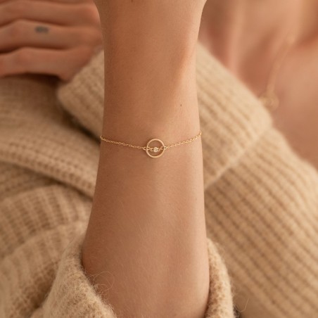 Bracelet femme la garçonne angélique plaqué or diamant – tous nos bracelets femme