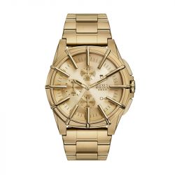 Montre chronographe homme diesel framed acier doré - chronographes - edora - 0