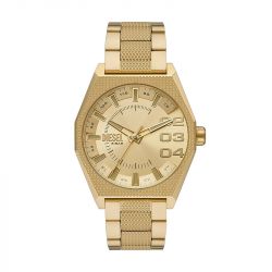 Montre homme diesel scraper acier doré - analogiques - edora - 0