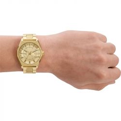 Montre homme diesel scraper acier doré - analogiques - edora - 1