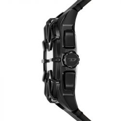 Montre chronographe homme diesel framed cuir noir - chronographes - edora - 2