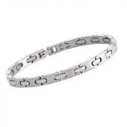Bracelet chaîne homme jourdan dinema acier argenté - chaines - edora - 1