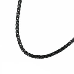 Collier chaîne homme jourdan estÉ acier noir - chaines - edora - 1
