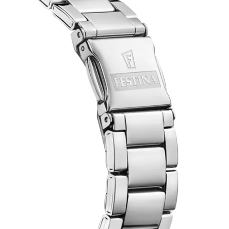 Montre femme festina boyfriend acier argenté – analogiques