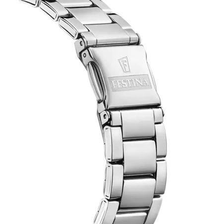 Montre femme festina boyfriend acier argenté – analogiques