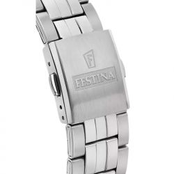 Montre homme festina classics acier argenté - analogiques - edora - 2