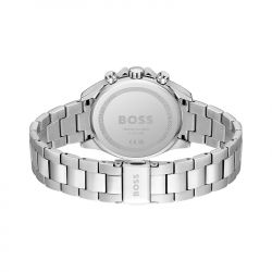 Montre chronographe femme boss novia acier argenté - chronographes - edora - 2