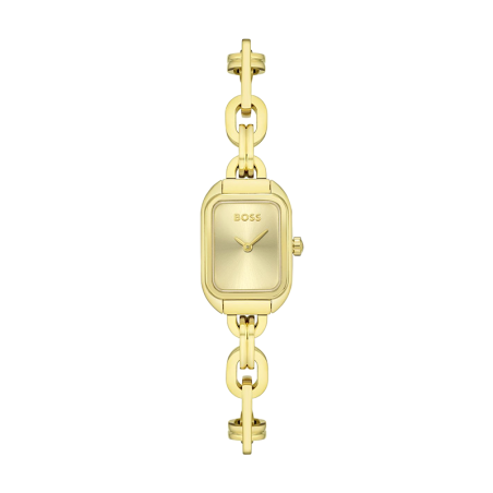 Montre femme boss hailey  acier doré – analogiques