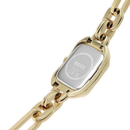 Montre femme boss hailey  acier doré – analogiques