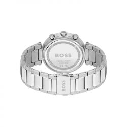 Montre chronographe femme boss andra acier argenté - chronographes - edora - 2