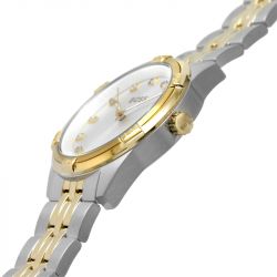 Montre femme boss rhea acier bicolore - analogiques - edora - 2