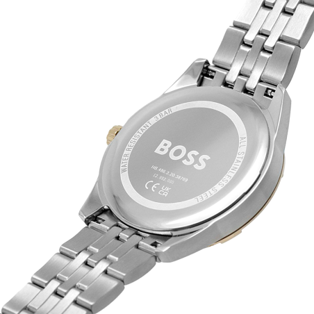 Montre femme boss rhea acier bicolore – analogiques