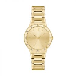 Montre femme boss breathe acier doré - analogiques - edora - 0
