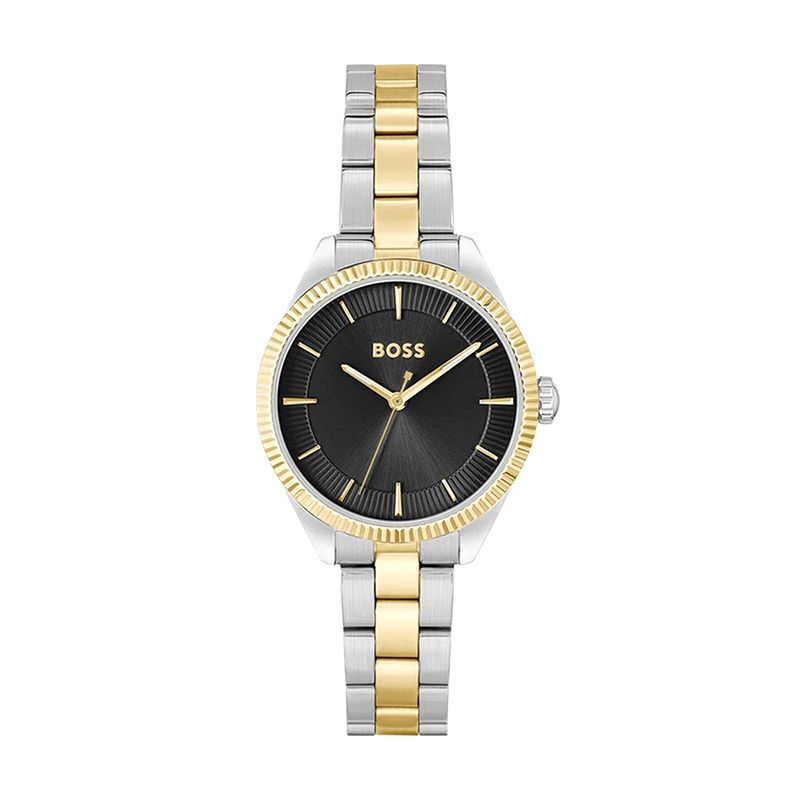 Montre femme boss sage acier bicolore - analogiques - edora