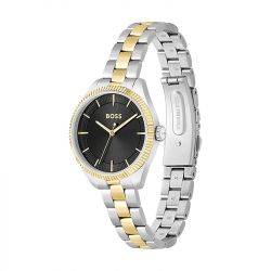Montre femme boss sage acier bicolore - analogiques - edora - 1