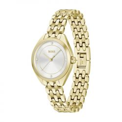 Montre femme boss mae acier doré - analogiques - edora - 1