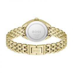 Montre femme boss mae acier doré - analogiques - edora - 3