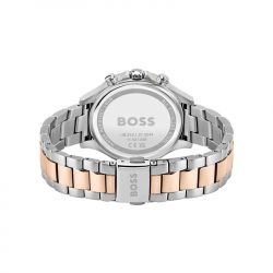 Montre chronographe femme boss hera acier bicolore - chronographes - edora - 2